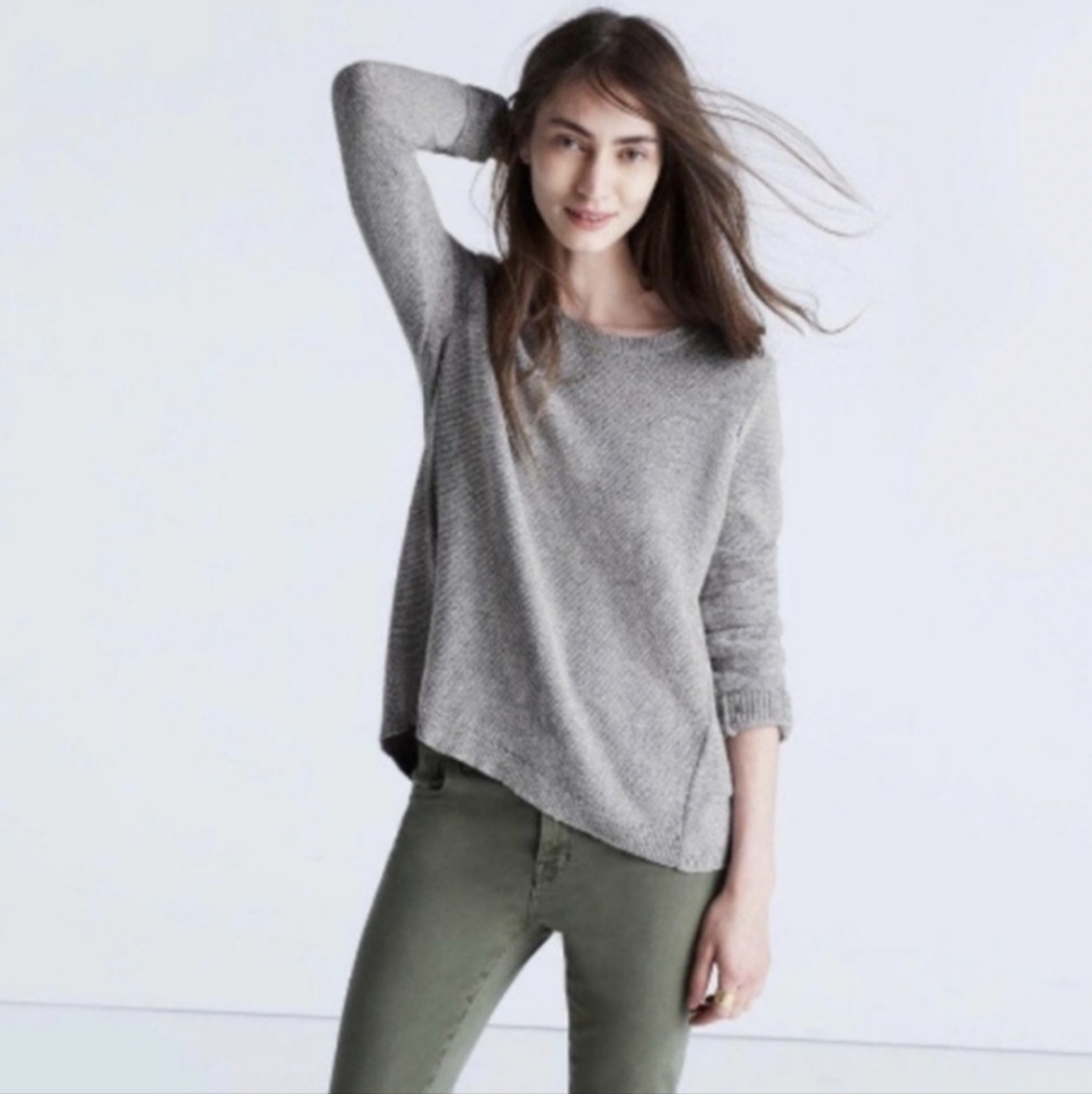 Madewell Riverside Sweater Size Small Gray